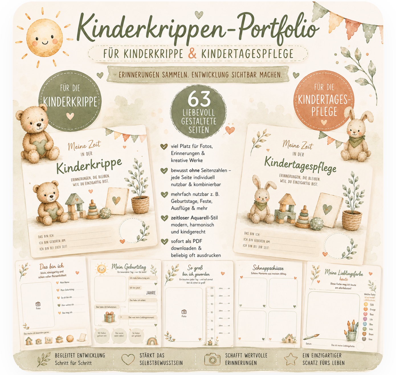 Kinderkrippe Portfolio