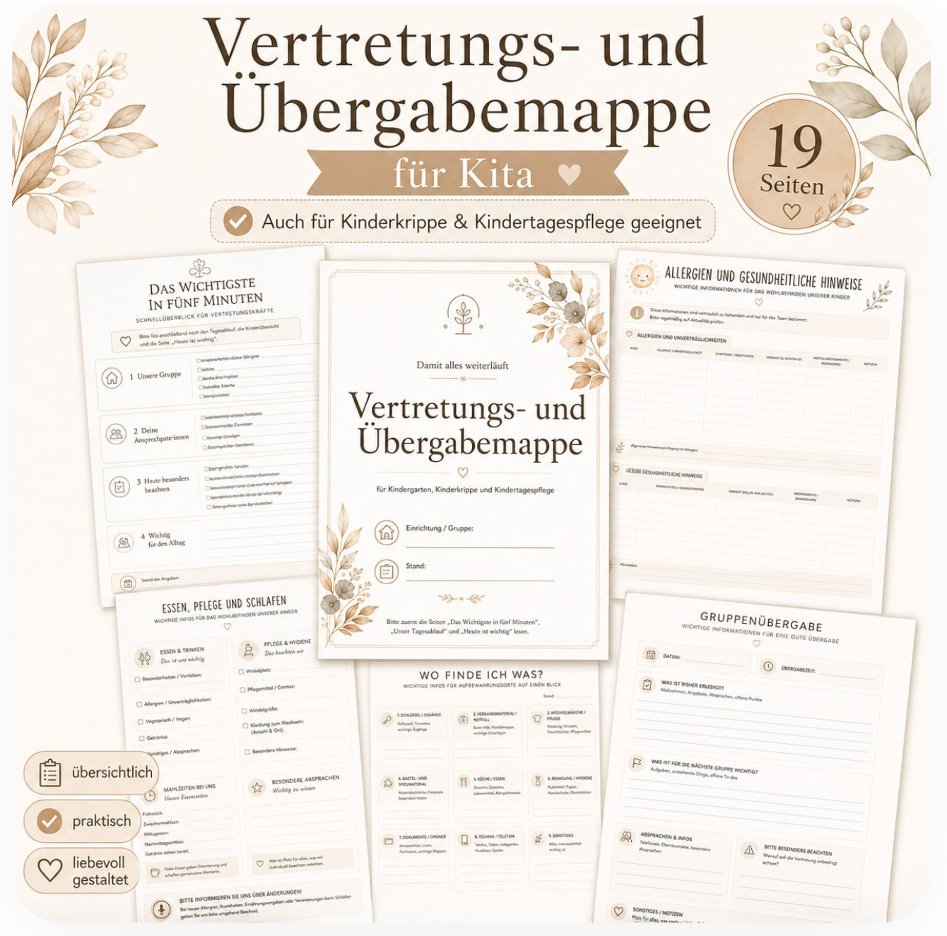 Vertretungsmappe Erzieher:innen